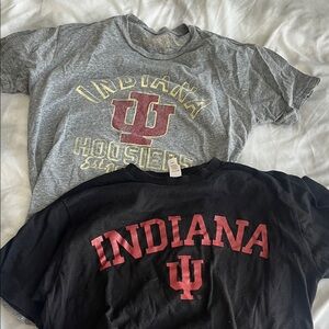 Indiana University T-Shirts - Gray and Black